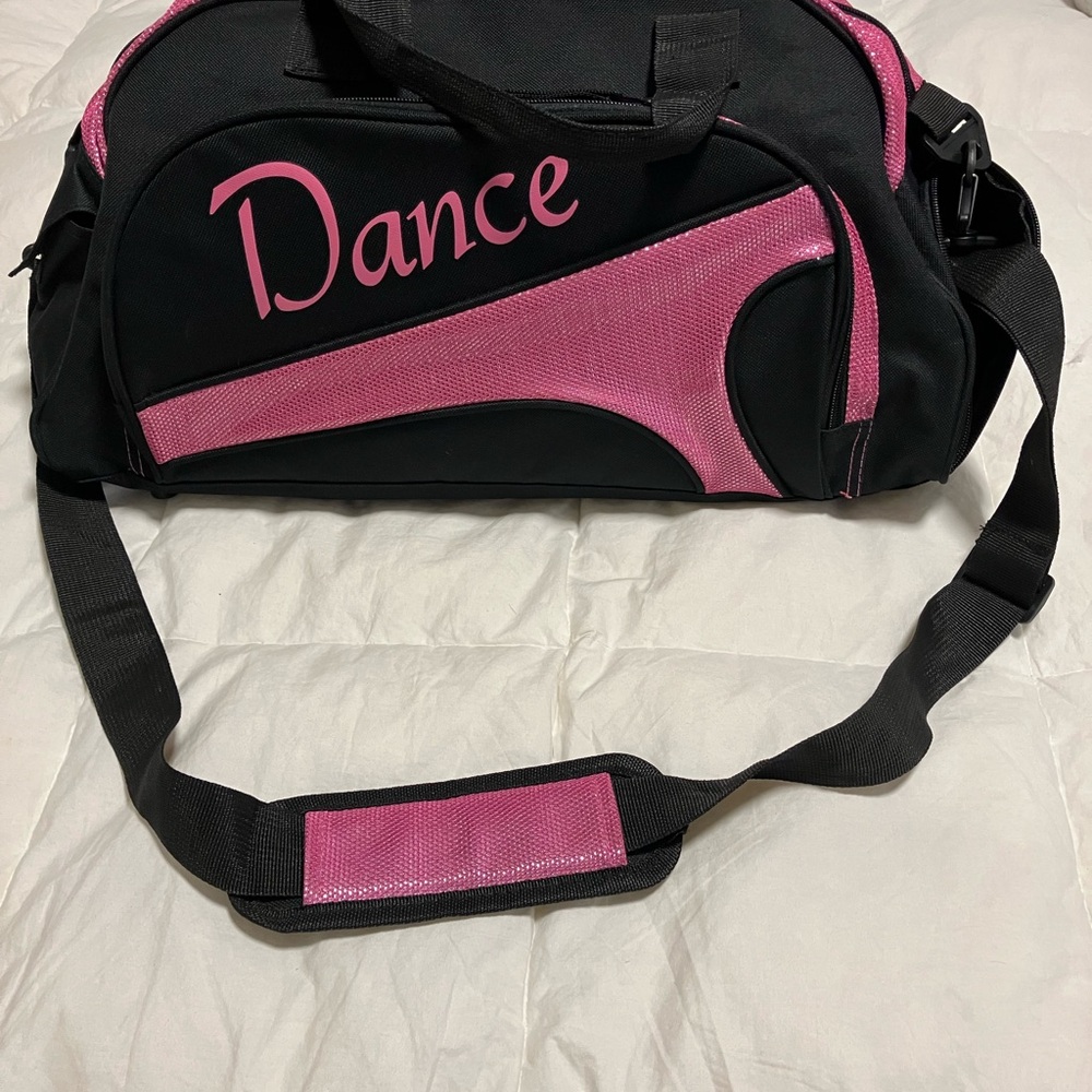 Studio 7 Dance Black and Pink Duffle Bag